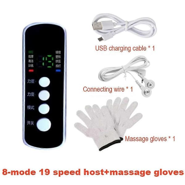 Elektriska mikroströms-massagehandskar för hand- och fingerterapi