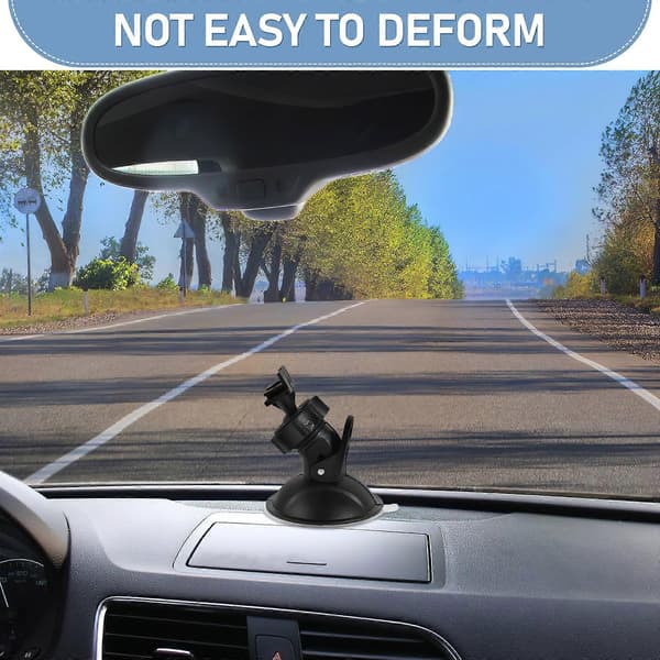Universellt L-format sugkoppsfäste för dashcam