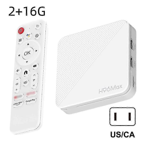 2026 Androids 14.0 TV Box 4K Ultra HD Streaming Box Quad-Core ARM Cortex A53 CPU Smart TV Box 2g16g US plug