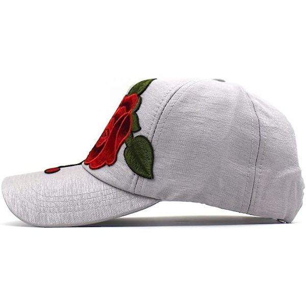 Baseballkasket Diamantmaleri Broderi Blomst Denimhatte Jeans Kvinde Kvindekasket Cowboy sommersolhat