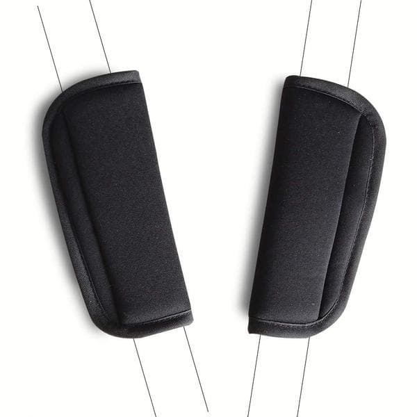 Stroller Shoulder Pads (Three Pieces): Car Seat Shoulder Pads, Crotch Pad, and Stroller Protector.