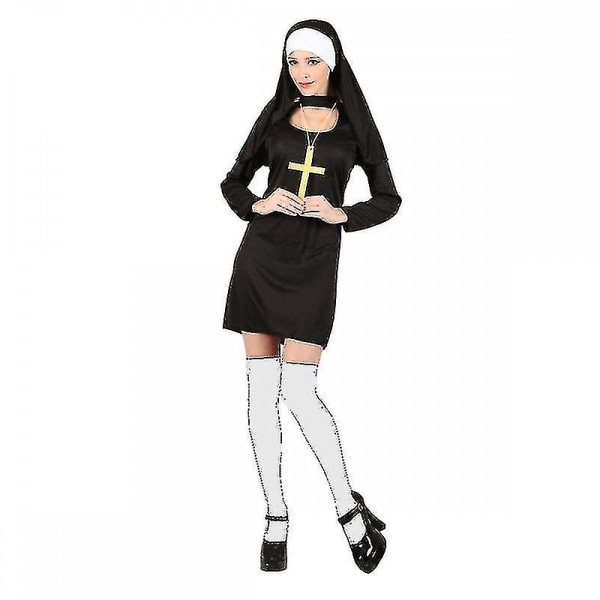 Lyhyt nunnamekko | Pyhä karnevaalimekko XL
