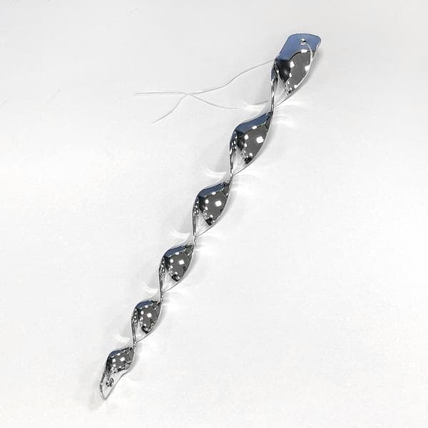 Spiralformad reflekterande fågelskrämma 10-pack Silver 30 cm Silver Silver 30 cm