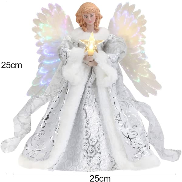 Juleengel Topppynt, Klassisk Engelstatu Ornament