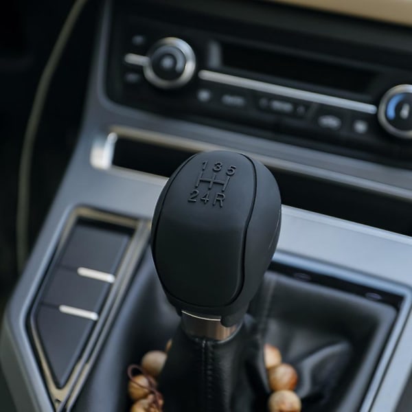 2st/ set Bil Auto Manuell Silikonväxling Växelhuvud Cover Handbroms Handbromsskydd Case Hudskydd Bil Styling - Växlingskragar Beige