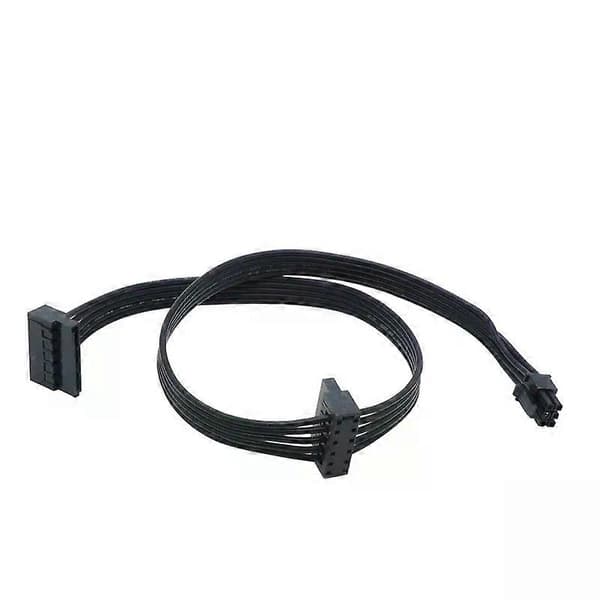 Mini 6-benet til 2 SATA 15-benet strømforsyningskabel til Dell Vostro 3070 3670