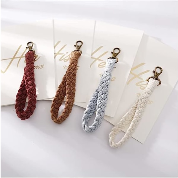 2 st bohemisk spets nyckelring armband handgjorda armband nyckelring nyckelring nyckelring handled lanyard dam stil