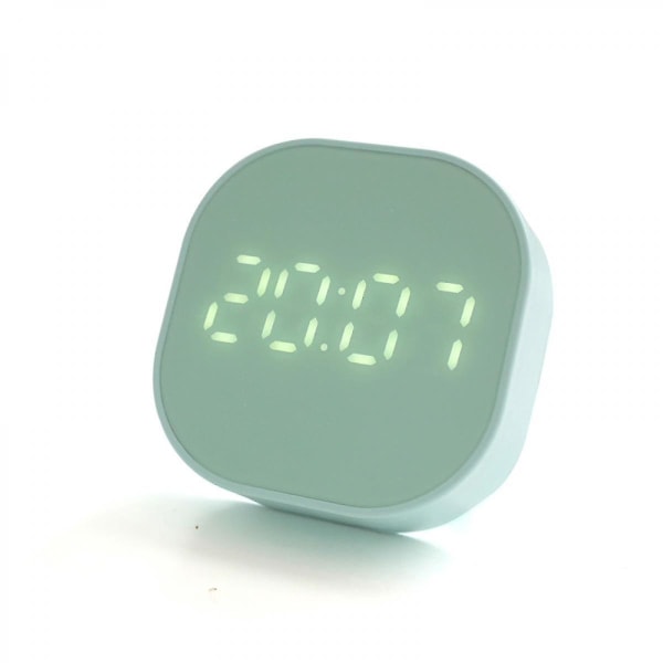 Brusevæg ur temperatur display med sugekop Køkken og badeværelse Touch Screen Timer Grøn-yujia