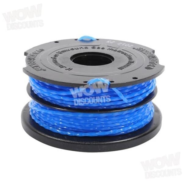 BLACK + DECKER A6441 Reflex2 Dobbelt Line & Spole 2 x 6m B/DA6441 Blue