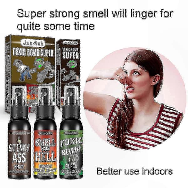 Ekstra Stærk 30 ml Stinkspray Med Intens Lugt Til Pranks Og Sjov, Rda8 red