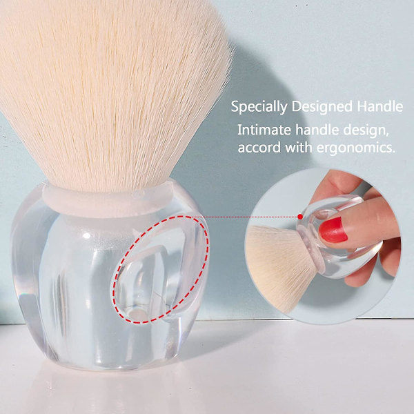 nageldammborste, ta bort akrylnagelpulver makeupborstar Manikyrborste Dust Cleaner Tools