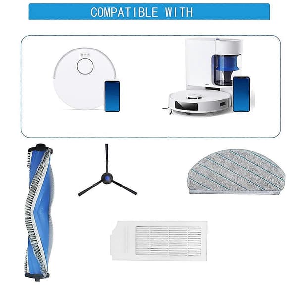 Tilbehør til Ecovacs Deebot N20 Pro Plus / N20/N20 Plus robotstøvsuger, reservedele, Ro