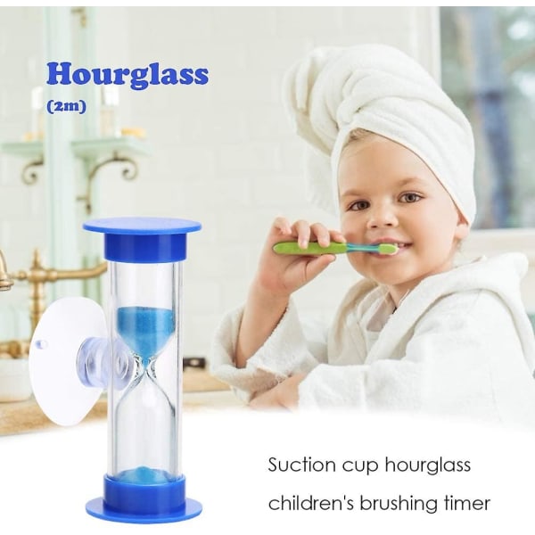 Timeglass, Cleaning Sandglass Kids, Sandglass Set For Kids, Sugekopp Sandglass Kids