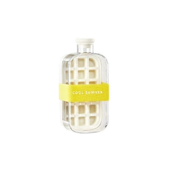 2-i-1 Ismaskine Isterningbakke & Vandflaske, Berøringsfri Silikone Isterningbakke White 800ml