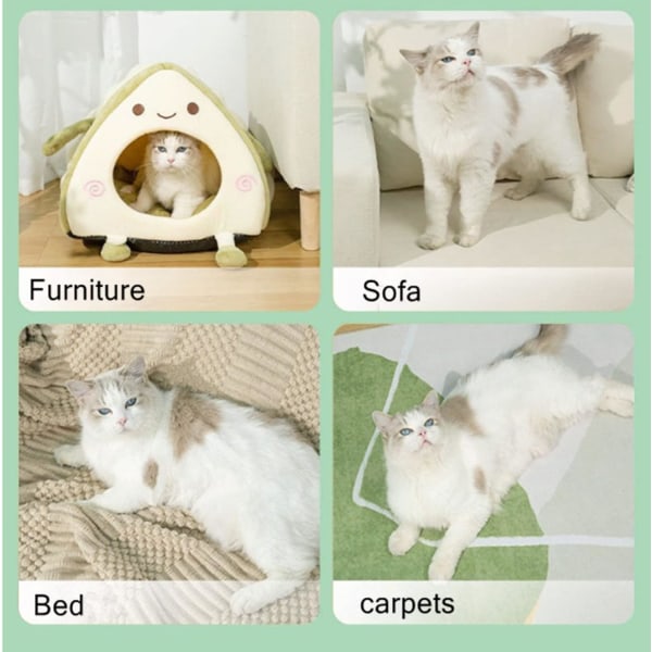 Husdjurshårborttagningsrulle, återanvändbar katt- och hundhårborttagningsborste, tvättbar luddborste