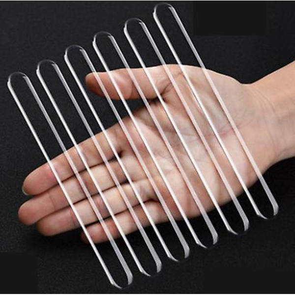 Bildörrskant Transparent anti repor skyddsremsor Backspegel Anti-kollisionsskydd Klistermärke Bumper Scuff Plate Bar - Styling lister 6PCS