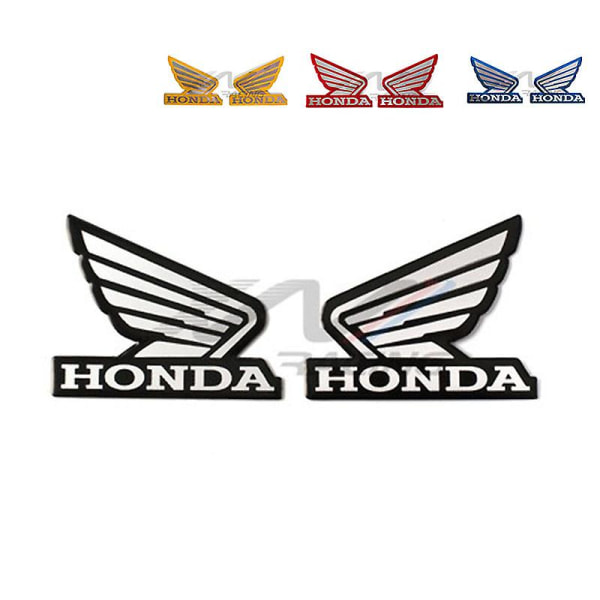 4 färg metall motorcykel dekal Tillbehör för Honda Pcx125 Pcx150 Cbr600rr Cb1000r Cb650f Vfr1200 Universal Moto Sticker Delar| | Gold