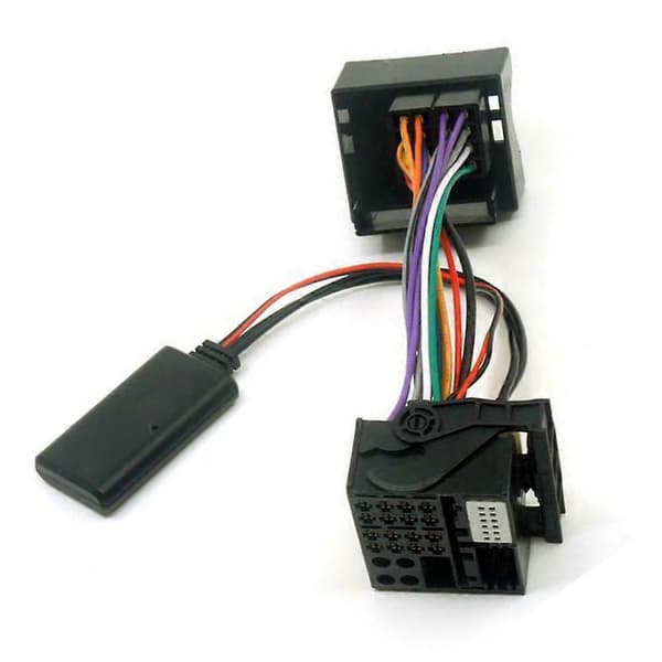 Bluetooth-kompatibel ljud AUX-kabel stor kontaktadapter 12-stift för BMW E60 E63 E64 E61 E62 CD