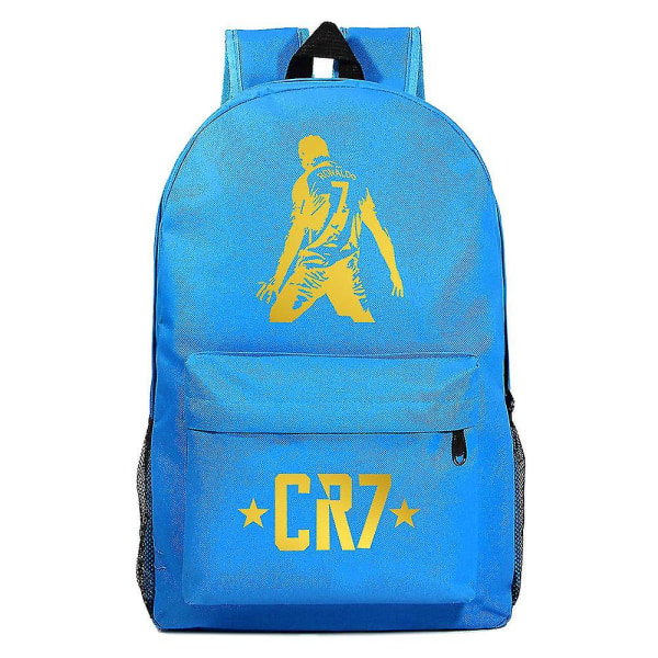 Cr7-reppu USB latauksella, poikien tyttöjen kannettavan tietokoneen koululaukut, varkaudenestolukko, Travel Mochila 5