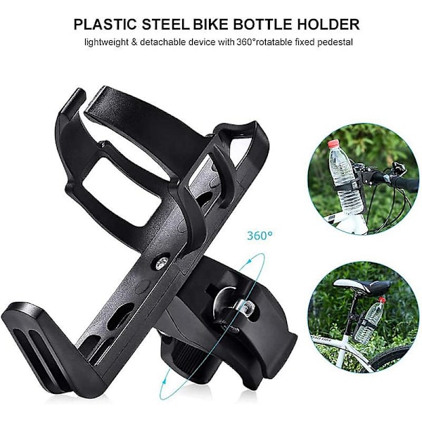 Pyörän vesipullotelineet Pullo | Hiilipolkupyörän pulloteline Mtb - polkupyöräpullo Style2 Red
