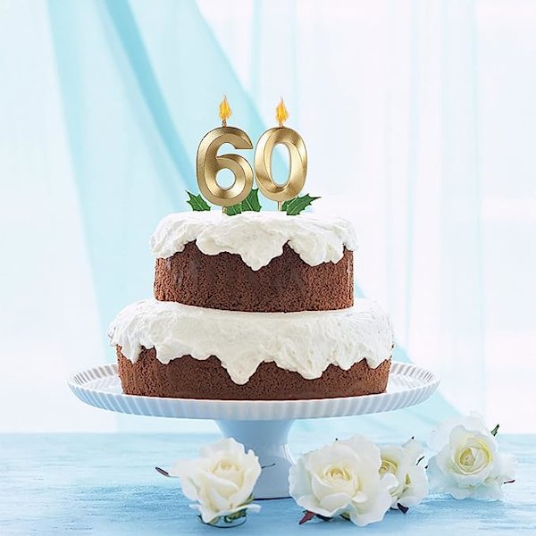 Kultaiset 100-vuotispäivän kynttilät kakkuihin Cupcakes, numero 100 kynttilän kakkujuhliin vuosipäivän hääjuhlien koristeluun