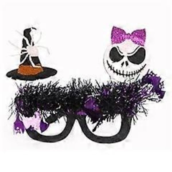 Halloween Ögonmask Non-Woven+Plast Pumpa Häxa Dödskalle Maskeradfest Vuxna Barn Ögonmas Multicolor Witch Hat and Devil