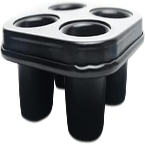 4 Huller Muffin Pande Muffinforme, Bageplader og Fade Non-stick Cupcake Bageplade Mini Muffin Kopper Budding Bageform