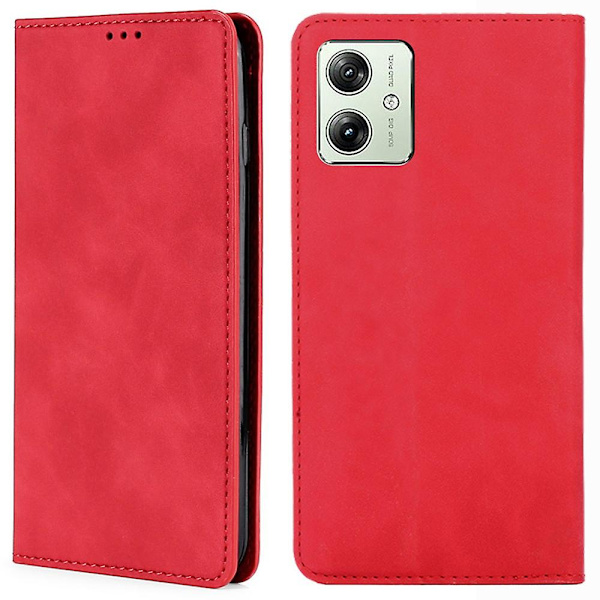 For Motorola Moto G54 5G etui Lær stativ Kortspor Telefondeksel