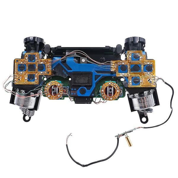 Flerfarvet belyst D-pad Thumbsticks Face Buttons LED Kit til Ps4 Controller 6 Farver Tryk Con