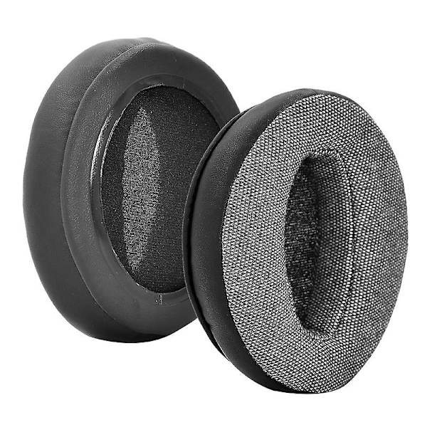 1 par headsetfodral Dammtäta mjuka elastiska E-sports hörlurskuddar Ersättning för Sennheiser Hd4.40 Hd4.50 Btnc Black Gray