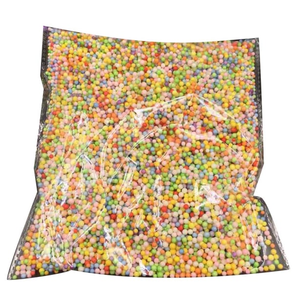 Färgglada frigolitbollar Miniskumbollar Dekorativa bollar DIY Craft Supplies MR Multicolor 1*1*1cm