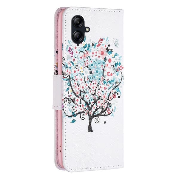 Til Samsung Galaxy A04e Tegnemønster Læder Telefoncover Tree