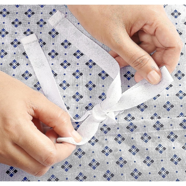 Prime Hospitalskjole til mænd og kvinder - Overlegen bomuldsblanding - Blød og rynkefri klud - Bagsideslips foran - Passer til op til 2xl størrelse - Multipurpose Patie