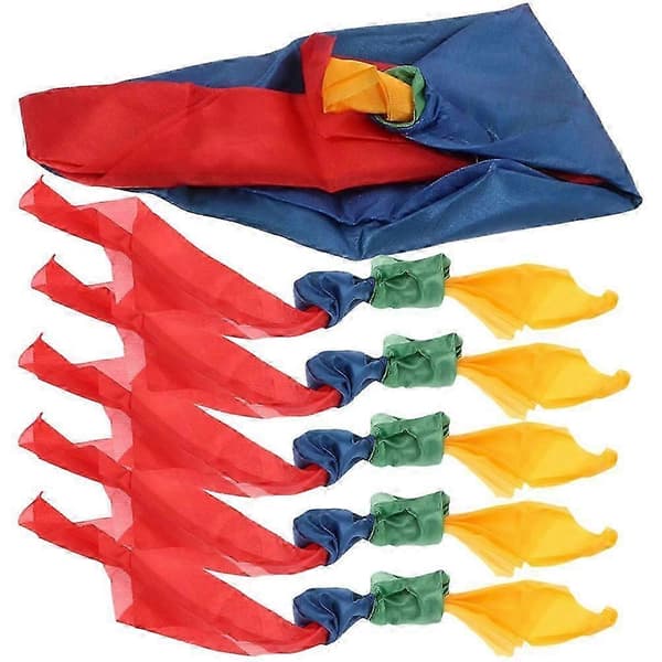 Magiker Näsduk Lång Rektangulär Multi 48X7CM Scenföreställning 6st