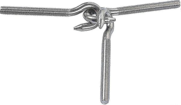 304 rustfritt stål M5 krokbolt - høy hardhet, kraftig, 10 stk