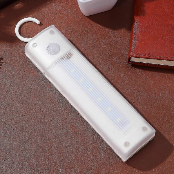Menneskekroppssensor Nattlampe kompatibel med belysning 1 stk Hvit plast LED