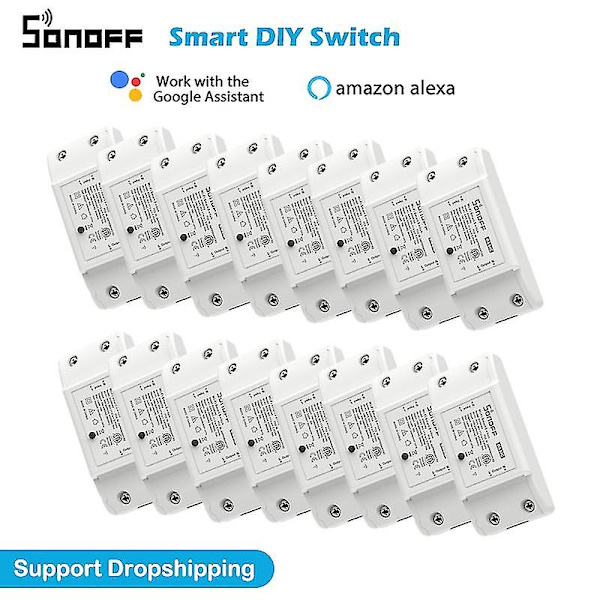 1-20 stk Sonoff Basic R2 10a 2200w Wifi Smart Home Bryterkontroller Timer