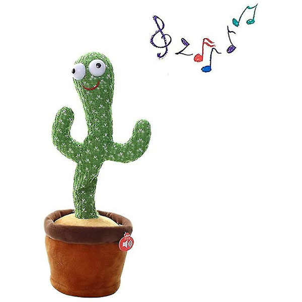 Cactus Plyslegetøj, pædagogisk legetøj til børn, der kan danse og synge
