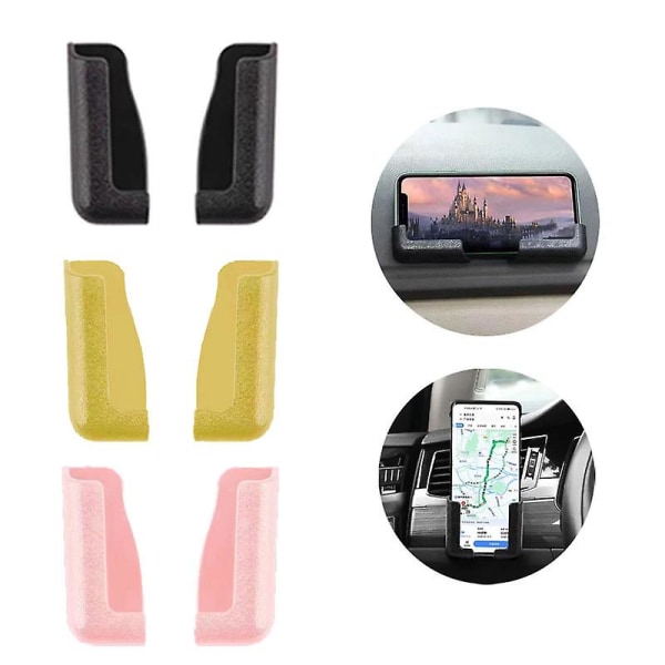 Auto Biltilbehør Universal Gravity Bil Telefon Holder Bil Dashboard Mobil Mount Holder Bil Produkter Montering Til Bil Dekoration - Universal Car Brack Yellow
