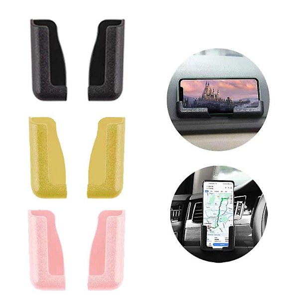 Bil Biltilbehør Universal Gravity Biltelefonholder Bil Dashboard Mobile Mount Holder Bilprodukter Feste For Bildekorasjon - Universal Car Brack White 2Packs