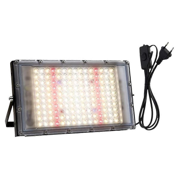 LED Växtbelysning Fullspektrum Växtlampor för Utomhusväxter Hydroponisk-EU 100W