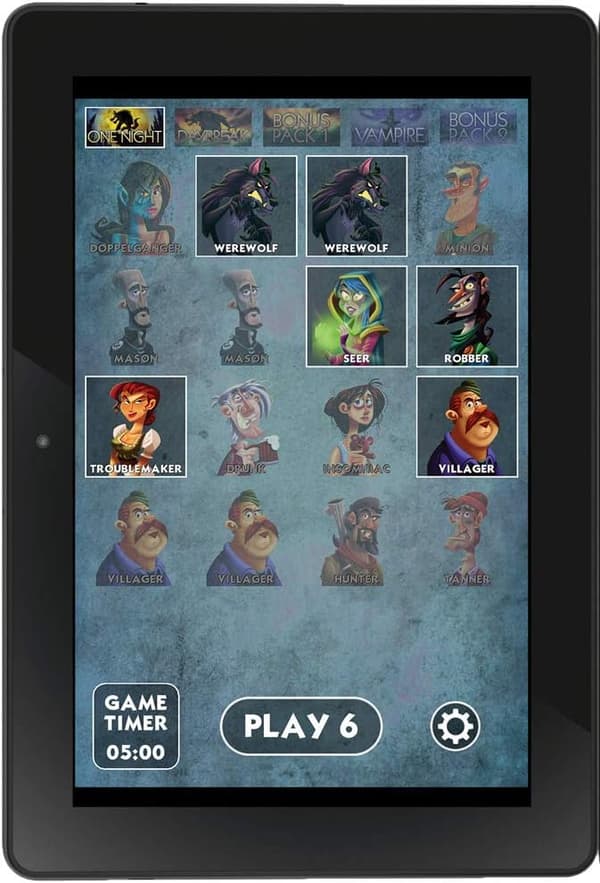 Bezier brætspill One Night Ultimate Werewolf Black