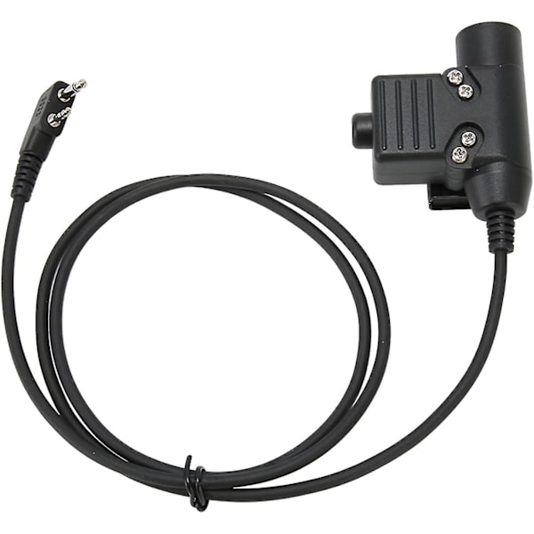 Radio Headset Adapter - Push To Talk Klar lyd Walkie Talkie høretelefonadapter til udskiftning