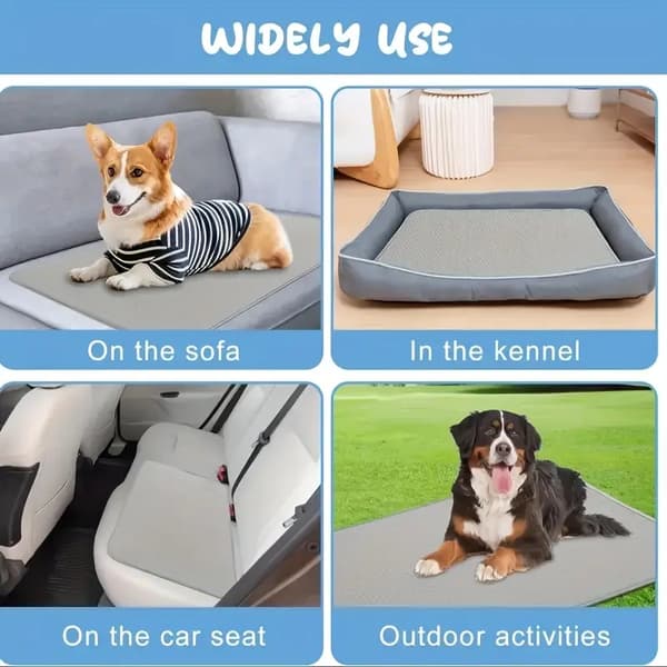 Cool Pet Mat, Suitable for Pets in Summer (50*40) Grey
