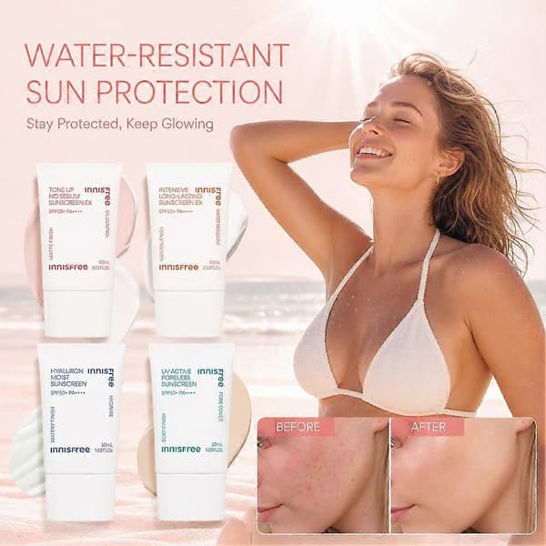 UV Active Poreless Solcreme SPF50+ PA++++ 50ml yellow