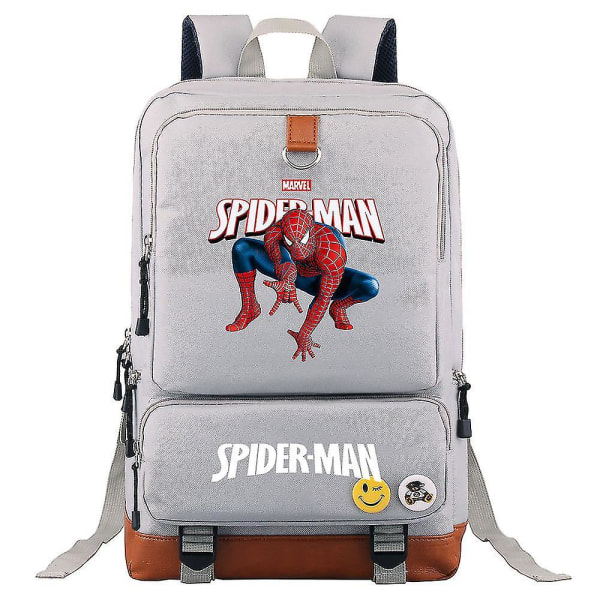 Spiderman Kids Skolbok Väskor Dam Bagpack Tonåringar Män Laptop Rese Student Ryggsäck 4