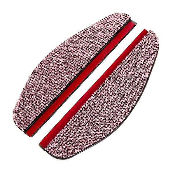 2kpl tekojalokivi auton taustapeili sateen kulmakarva vedenpitävä auton sivutaustapeili aurinkosuoja Varjostin sadesuoja Autotarvikkeet| | 1pair Pink