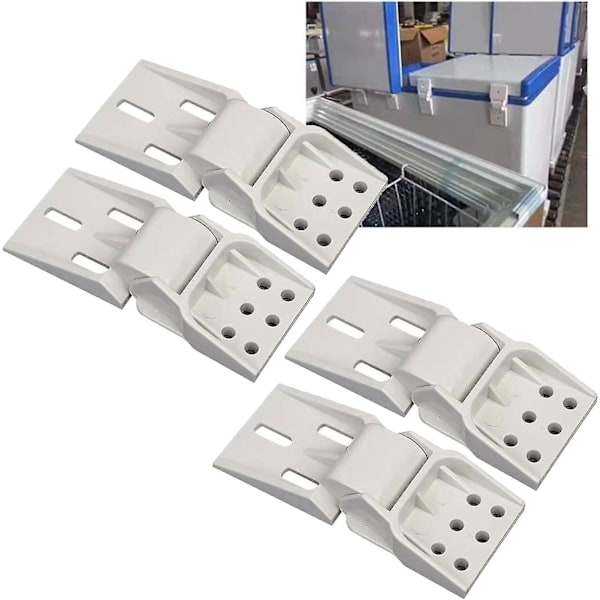 Rintapakastimen sarana universal pienille pakastimen saranan kokoon taittuva Universal rintapakastimen vastapainosarana, sopiva rintapakastin | Rintapakastin Hin 6-holes 4PCS