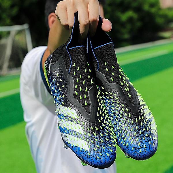 Fodboldsko Herre Assassin 15 Low-top Tf Broken Nails Børnespil Træningssko Ag Lange negle Kunstgræs læder fodboldsko blue 34