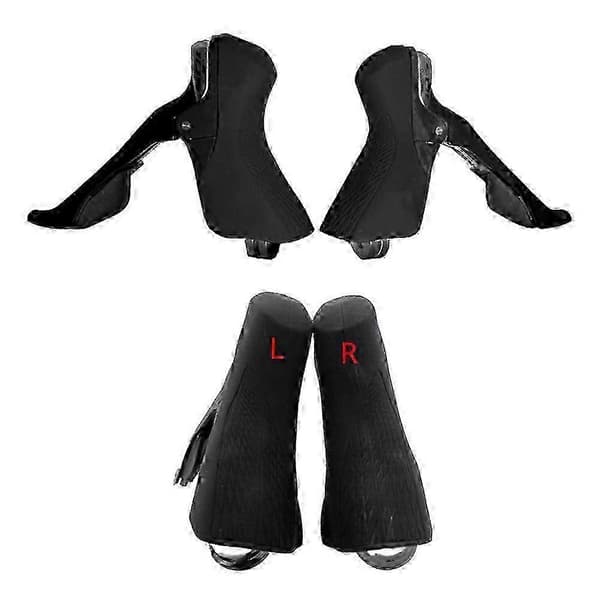 Vägbromsreglagefäste för 4700/5800/6800 Elastiskt silikon Cykelbyte NC N Black